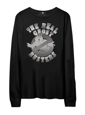 2016电影联名Ghostbusters 超能敢死队T-Shirt打底衫纯棉长袖T恤