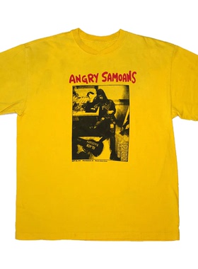 Angry Samoans愤怒的萨摩亚人乐队美国朋克摇滚复古宽松短袖男T恤
