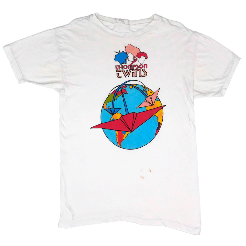 ThompsonTwins乐队卡通美式T恤