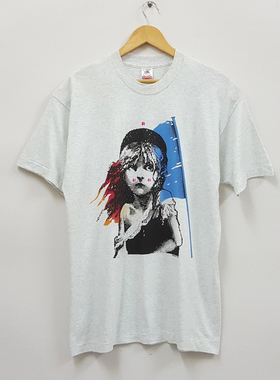 Les Misérables悲惨世界 美式复古电影联名美式复古oversizeT恤