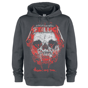 Metallica摇滚乐队重金属卫衣男士连帽宽松欧美暗黑风帽衫外套