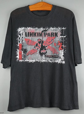 2025夏季新款Linkin Park 林肯公园专辑涂鸦艺术美式宽松短袖T恤