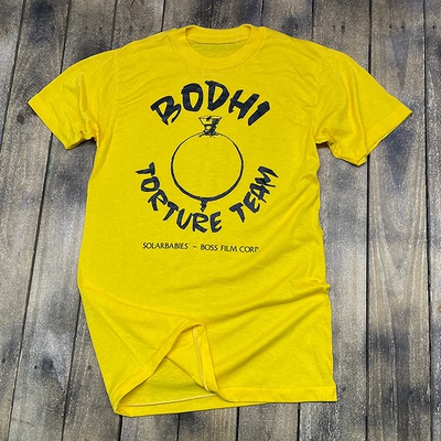 酷刑小组黄色纯棉短袖美式T恤男