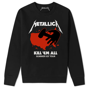 Metallica摇滚金属朋克纯棉长袖圆领卫衣系列十一