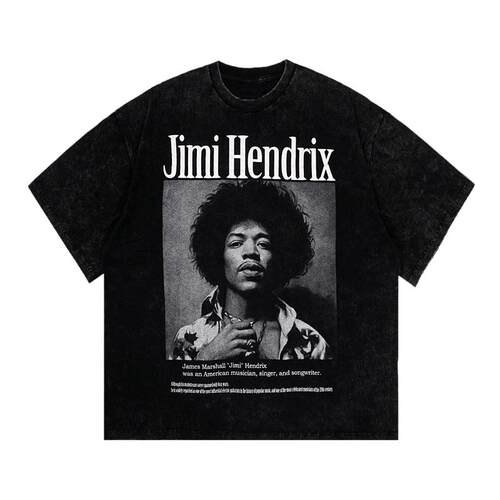 JimiHendrix吉米摇滚短袖T恤夏
