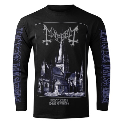 MAYHEM大混乱暗黑摇滚长袖T恤男