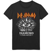 Def Leppard Rock Punk Rock American retro men's loose direct-print T-shirt thumbnail 4