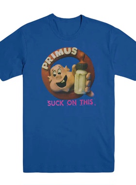 Suck On This摇滚专辑美国Primus朋姆乐队朋克音乐宽松直喷短袖T