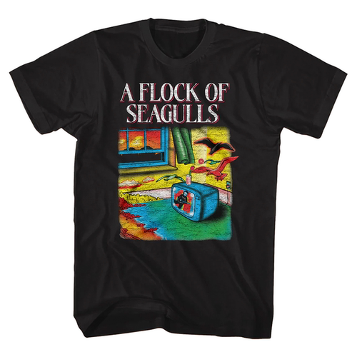 FlockOfSeagulls海鸥群乐队T恤