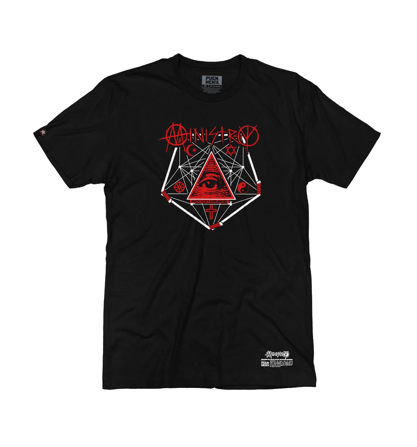 Ministry短袖复古乐队复古T恤