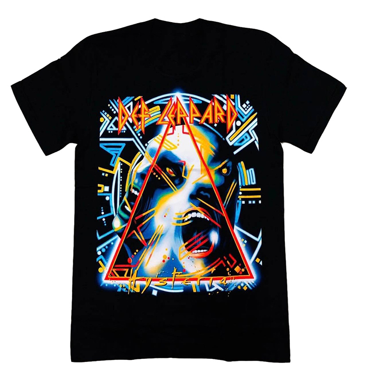 DefLeppard威豹乐队摇滚美式T恤