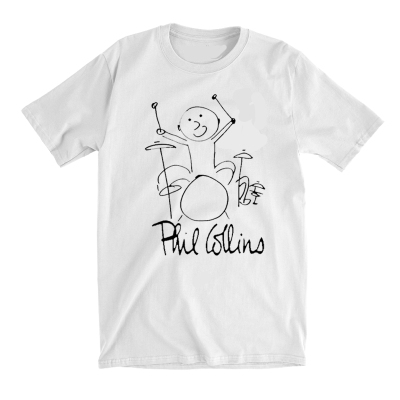 PhilCollins短袖朋克男士T恤