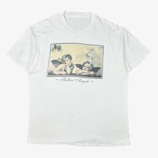 1995 FALLEN ANGELS堕落天使美剧复古vintage休闲短袖男女直喷T恤