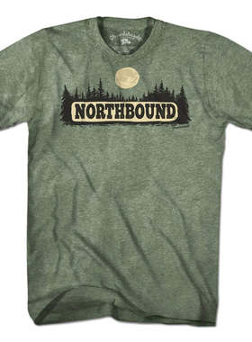 欧美风Northbound北行 美式复古经典简约夏季男女款宽松短袖T恤