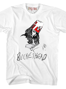 摇滚吉他手BUCKETHEAD 桶哥 夏季朋克美式街头男女款短袖T恤