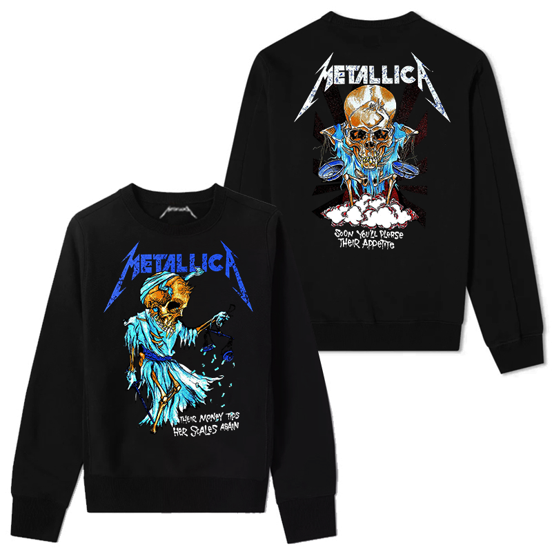 Metallica长袖圆领卫衣