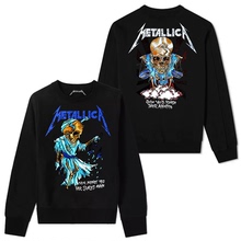 Metallica金属乐队James Hetfield朋克复古街头经典圆领长袖卫衣