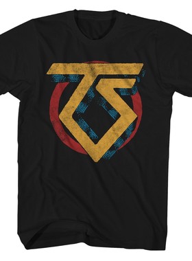 70年代Twisted Siste扭曲姐妹乐队重金属美式复古摇滚男士T恤