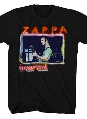 弗兰克·扎帕Frank Vincent Zappa摇滚音乐家复古朋克男士T恤