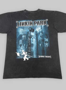 Linkin Park林肯公园乐队高街美式摇滚复古vintage短袖男纯棉T恤
