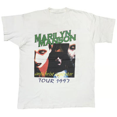 MARILYNMANSON摇滚乐队哥特T恤
