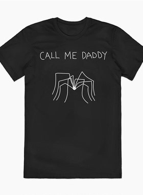 Call Me Daddy叫我爸爸 经典美式古着Bintage高街oversize短袖T恤