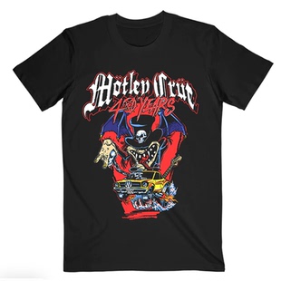 80年代流行金属的经典乐队Motley Crue加州洛杉矶美式复古短袖T恤