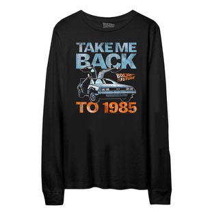 The Future T恤 1985回到未来 Shirt电影赛车机车长袖 Back