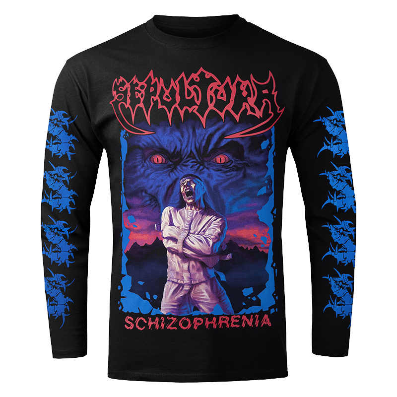 SEPULTURA埋葬乐队黑金长袖T恤