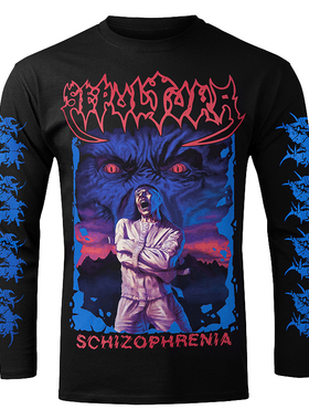 SEPULTURA 埋葬乐队巴西黑金属美式男女纯棉长袖T恤