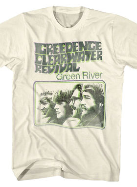 Creedence Clearwater Revival CCR克里登斯清水复兴合唱团 短T恤