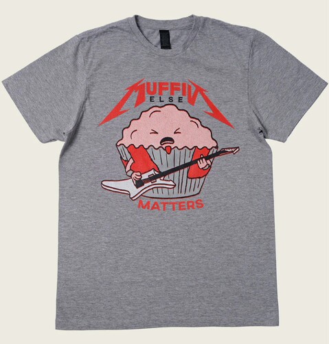 MUFFINELSEMATTERS短袖摇滚T恤