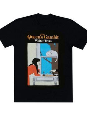 the Queen's gambit女王的策略文学系列美式休闲文艺直喷短袖T恤