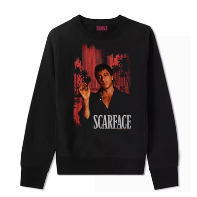 Scarface疤面煞星卫衣电影
