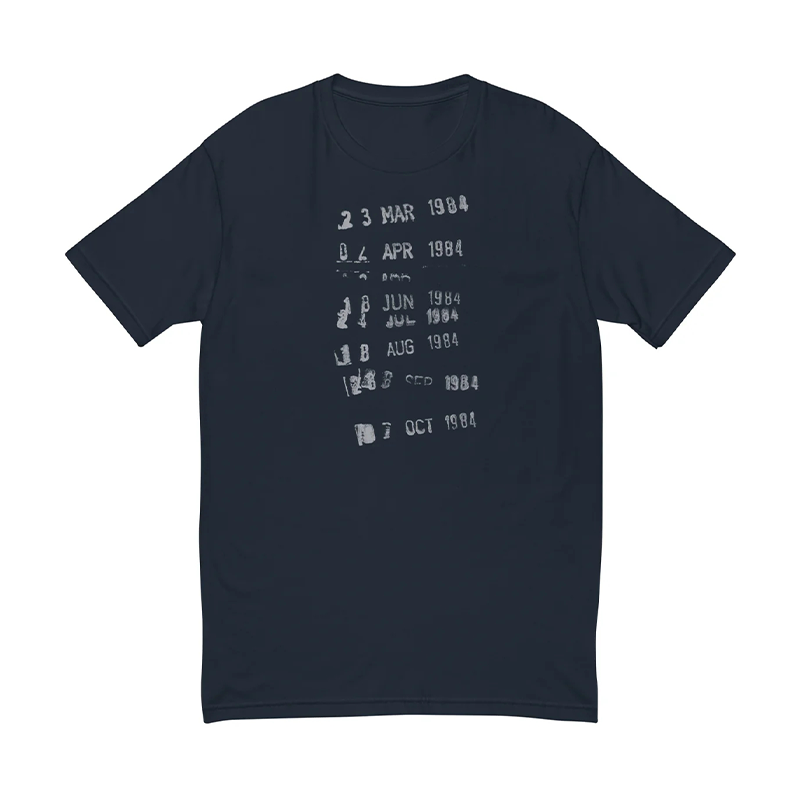 23mar1984文字印花美式休闲tee
