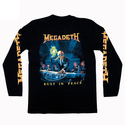 Megadeth重金属乐队美式长袖T恤
