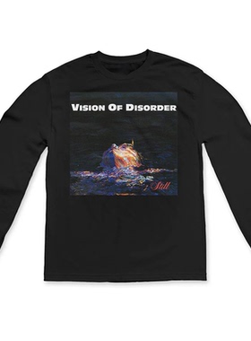 Vision Of Disorder欧美潮牌摇滚乐队美式文艺青年休闲长袖T恤秋