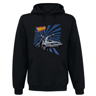 The Future复古跑车赛车汽车电影联名连帽卫衣 Back 回到未来