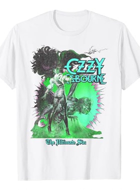 Ozzy Osbourne 奥兹 奥斯本重金属乐队黑色安息日男士纯棉T恤短袖