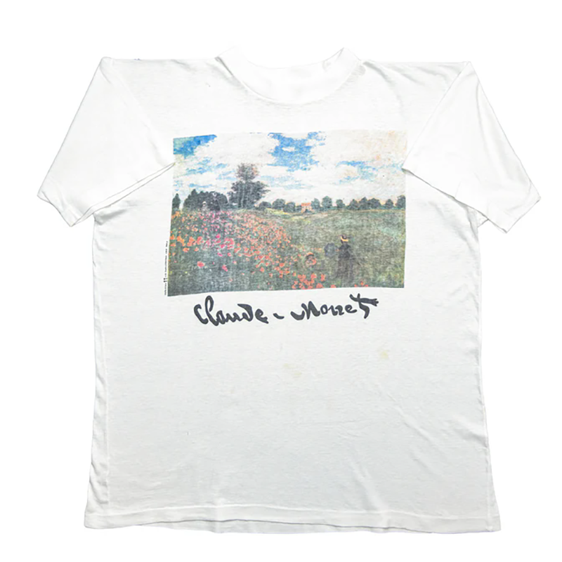 克劳德·莫奈Claude Monet油画Poppy Field花田复古休闲男短袖T恤,男装,T恤,淘宝优惠券,粉丝福利购,淘宝优惠卷