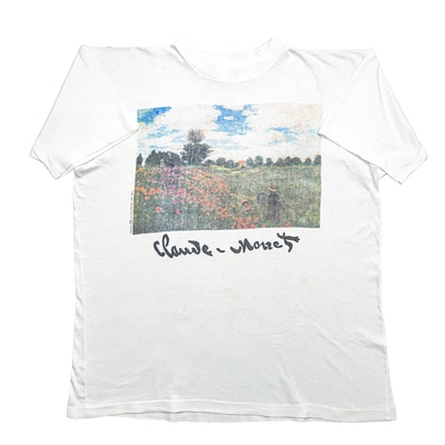 莫奈ClaudeMonet油画复古T恤男