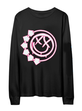 Blink 182眨眼182朋克乐队朋克潮牌欧美街头男士打低男士长袖T恤