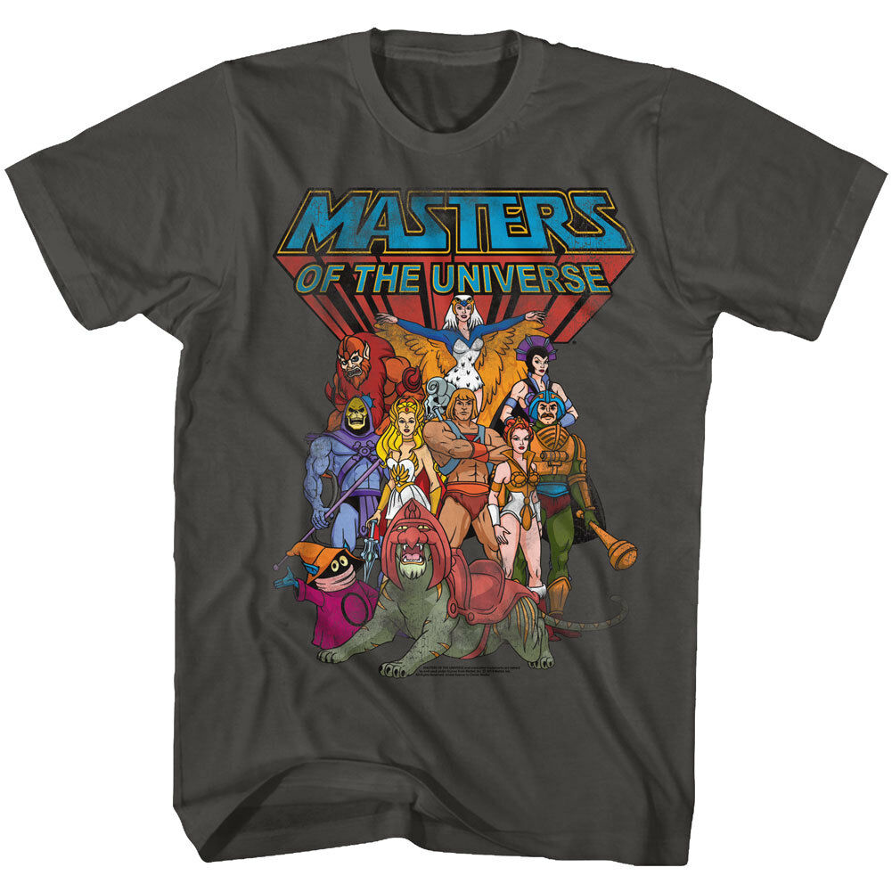 1983宇宙的巨人希曼He Man 西曼 黑曼美国经典动画片复古做旧T恤