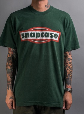 Snapcase怀疑论者乐队摇滚金属风美式宽松墨绿色高级直喷男女T恤