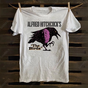 Alfred hitchcock's Rope夺魂索1948惊恐电影周边暗黑休闲短袖T恤