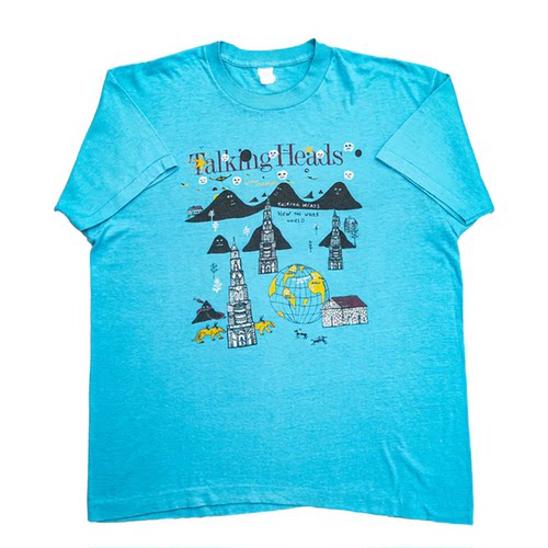 TalkingHeads空谈者乐队美式T恤