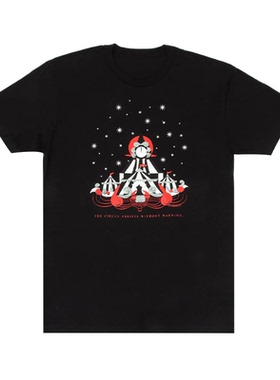 夜间马戏团The Night Circus 文学系列美式休闲男女款直喷短恤T恤