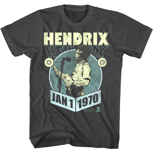 JimiHendrix摇滚电吉他复古T恤