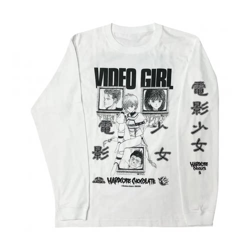 1992年日系电影少女动画圆领卫衣