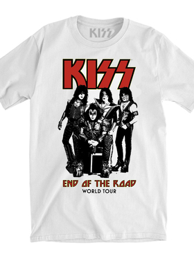 2022新款KISS乐队Mens Tshirt The Demon Rock 男士摇滚朋克T恤